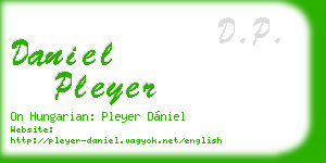 daniel pleyer business card